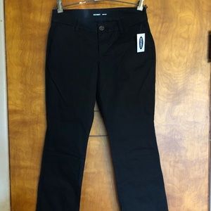 Old Navy Bootcut Black Pants Sz 0 BNWT